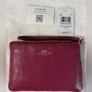 Coach red Card Holder
